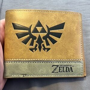 The Legend of Zelda Nintendo brand new tri fold imitation leather wallet